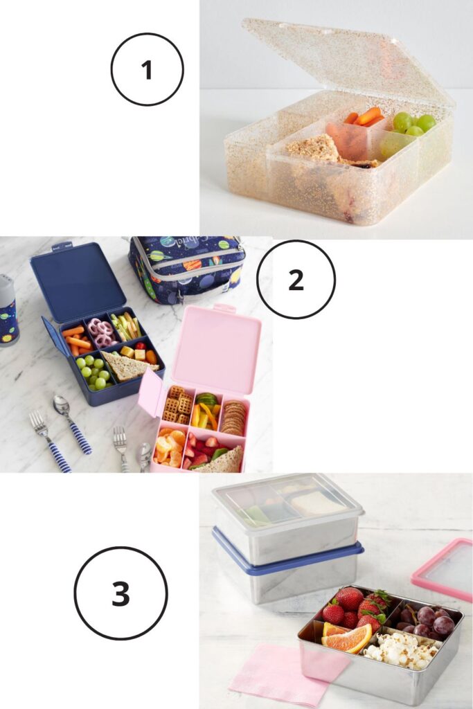 travel snack storage container