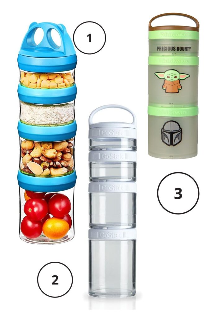 travel snack storage container