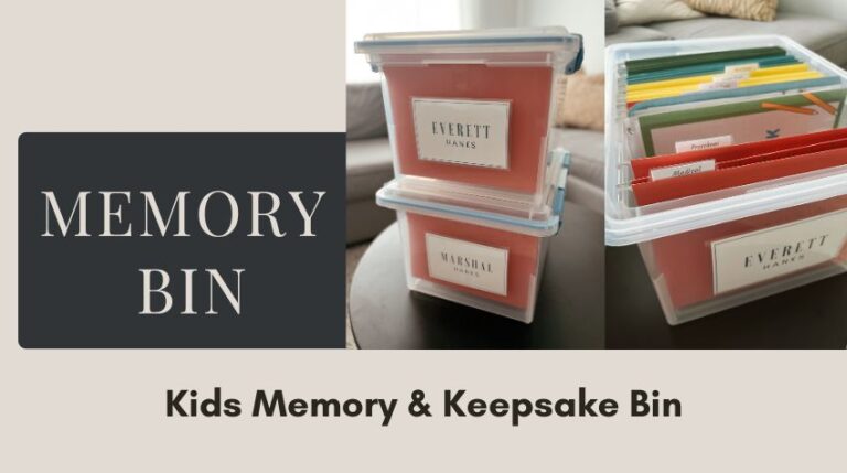 How to create the best memory bin for kids