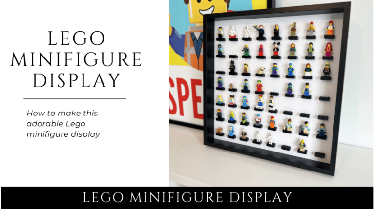 Learn how to make Lego Minifigure Display