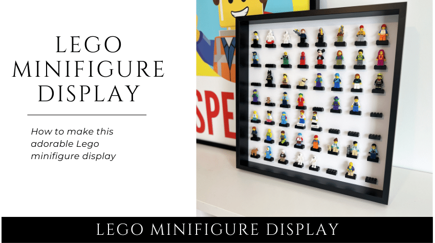 Lego minifigure display