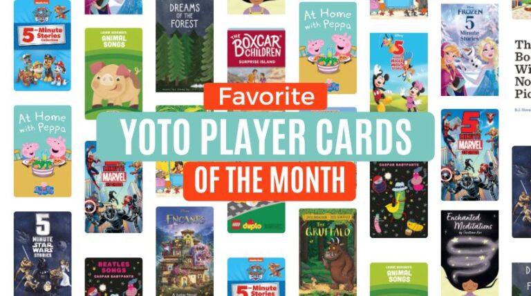 Our favorite Yoto Player cards for kids