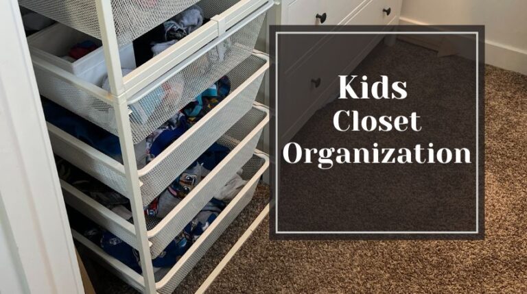 The best kids closet organization system
