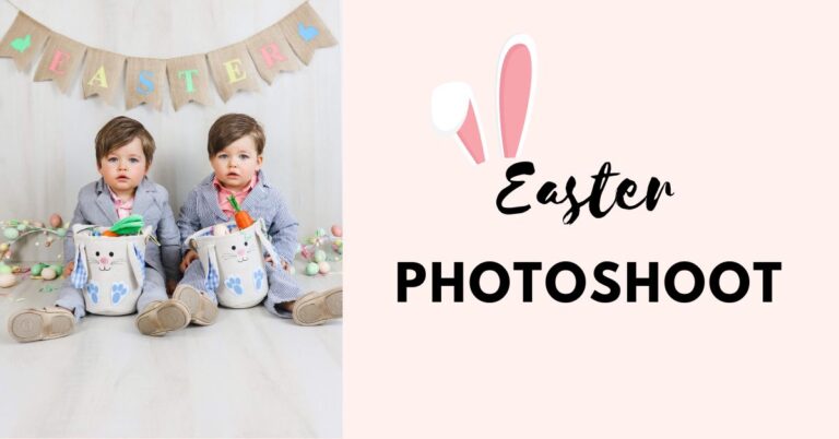 How to create a fun Easter photoshoot of your toddler