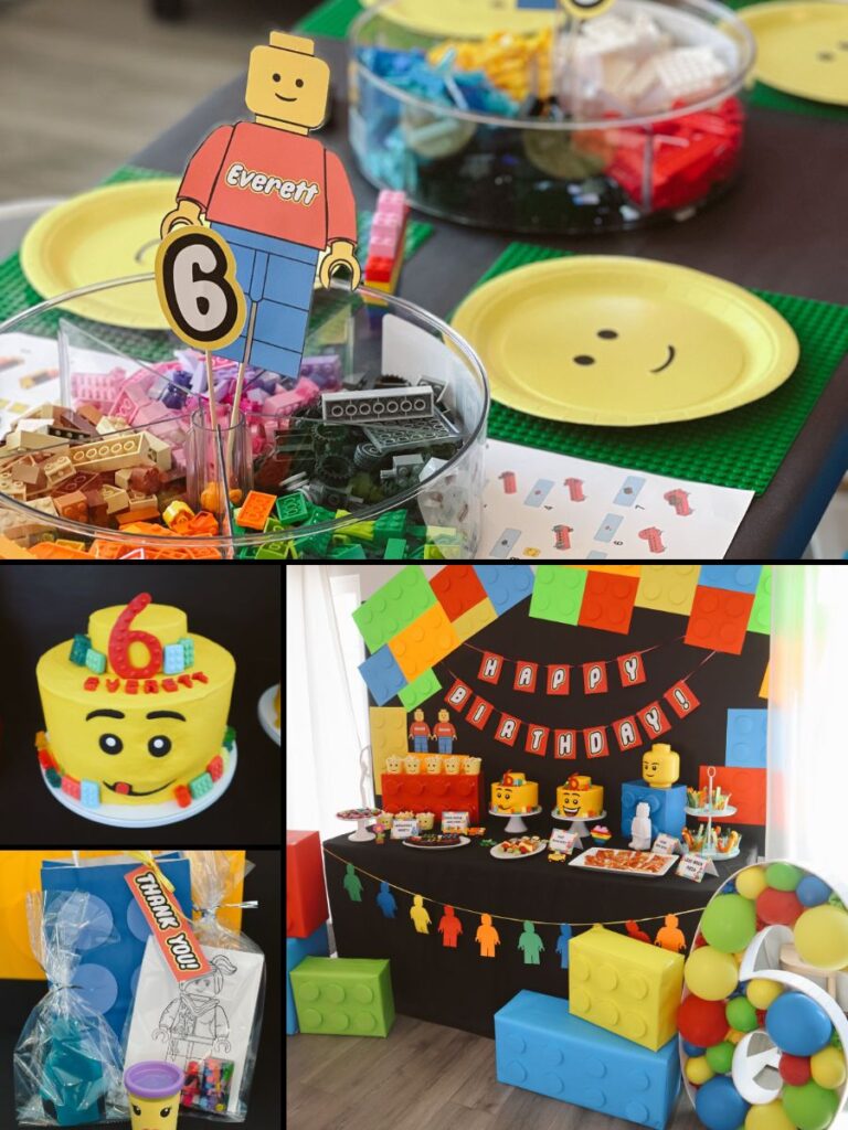 If you want to create your own Lego birthday party, you’ve come to the right place. You’ll find great ideas for food, decorations, invites, photoshoot, and more! Hope this will help you create the perfect Lego birthday party!