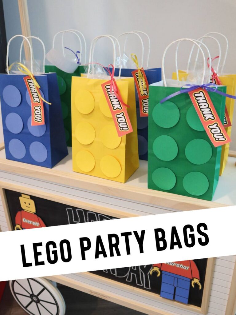 Delight your little builders with Lego party favors! From lego coloring sheets to yummy gummies, these fun treats are sure to spark creativity and joy long after the party ends. Explore my selection for the perfect additions to your LEGO-themed birthday party. 