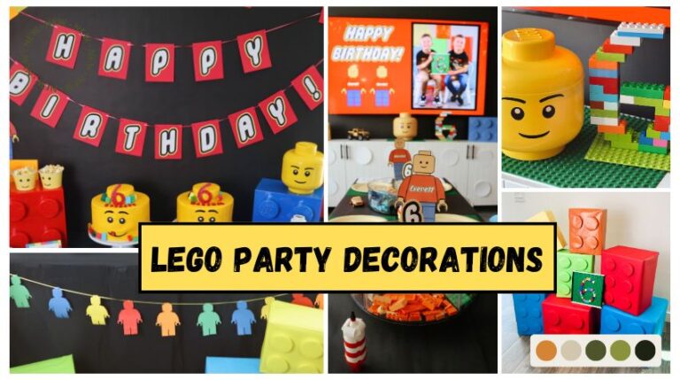 The best Lego birthday decorations