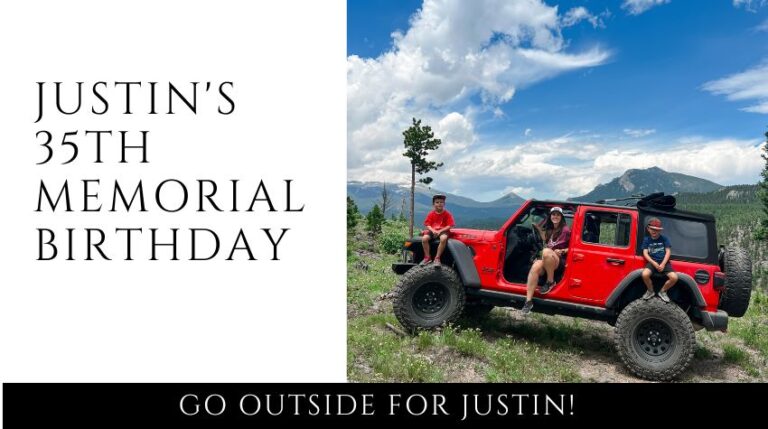 Justin’s 35th Memorial Birthday