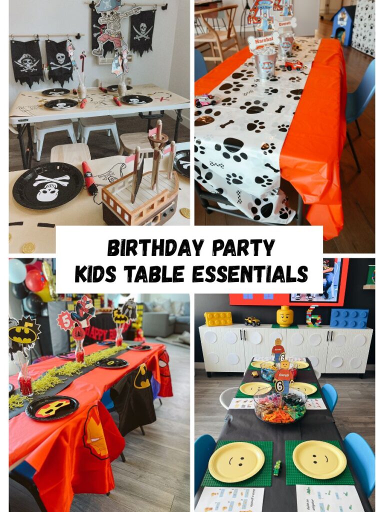 Planning a kids' birthday party? These are my birthday party must haves I use every year—affordable, reusable, and perfect for stress-free celebrations!