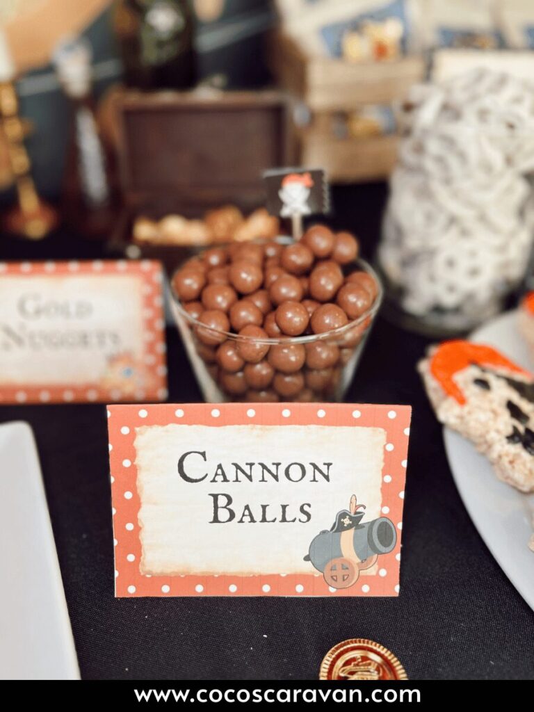If you're looking for pirate party food ideas, you're in the right place! I've put together some fun and creative food ideas that fit perfectly with a pirate theme. I love when the food ties into the party vibe, and I had a great time coming up with pirate-inspired treats. You’ll also find free printable food labels below to make setup even easier!