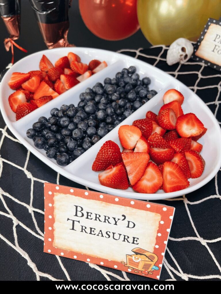 If you're looking for pirate party food ideas, you're in the right place! I've put together some fun and creative food ideas that fit perfectly with a pirate theme. I love when the food ties into the party vibe, and I had a great time coming up with pirate-inspired treats. You’ll also find free printable food labels below to make setup even easier!