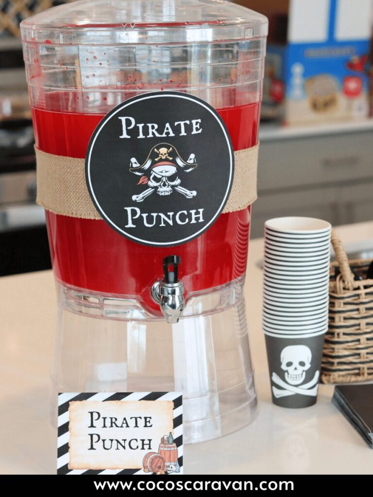 If you're looking for pirate party food ideas, you're in the right place! I've put together some fun and creative food ideas that fit perfectly with a pirate theme. I love when the food ties into the party vibe, and I had a great time coming up with pirate-inspired treats. You’ll also find free printable food labels below to make setup even easier!