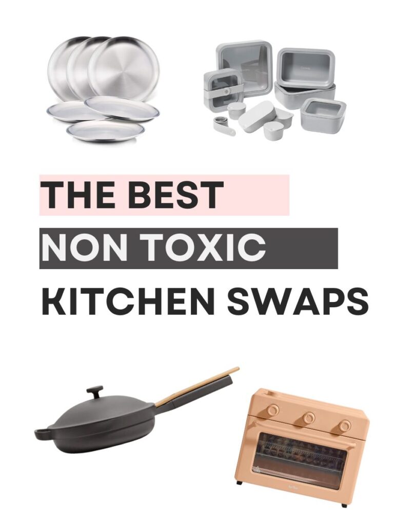 I wanted a healthier home for my family, so I started with the kitchen. Here are the simple, non toxic swaps I made to reduce harmful chemicals and create a echo-friendly kitchen.
