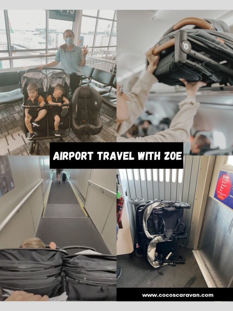 Traveling with kids is easier with the Zoe—the best lightweight stroller for trips. It’s compact, easy to fold, and kid-approved. Here’s my review + discount code below!