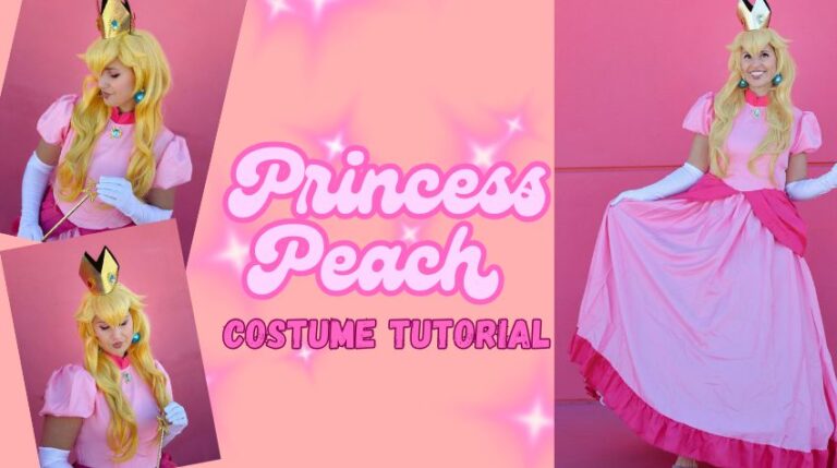 How to make a DIY princess peach costume