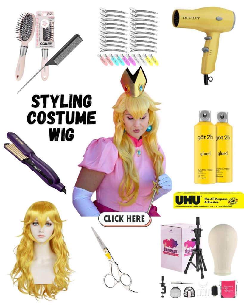Learn how to make a DIY Princess Peach costume! I’ll show you step-by-step how to style and animate the wig, craft her signature earrings, and bring the beloved Nintendo princess to life for cosplay or Halloween