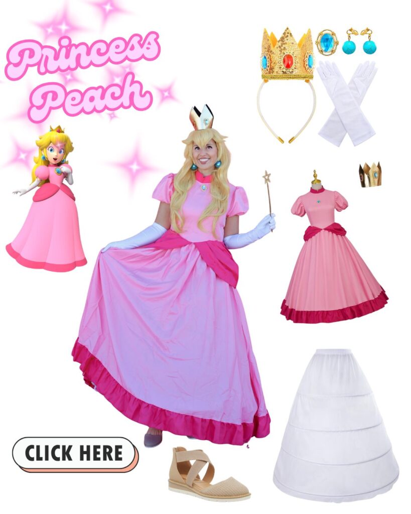 Learn how to make a DIY Princess Peach costume! I’ll show you step-by-step how to style and animate the wig, craft her signature earrings, and bring the beloved Nintendo princess to life for cosplay or Halloween