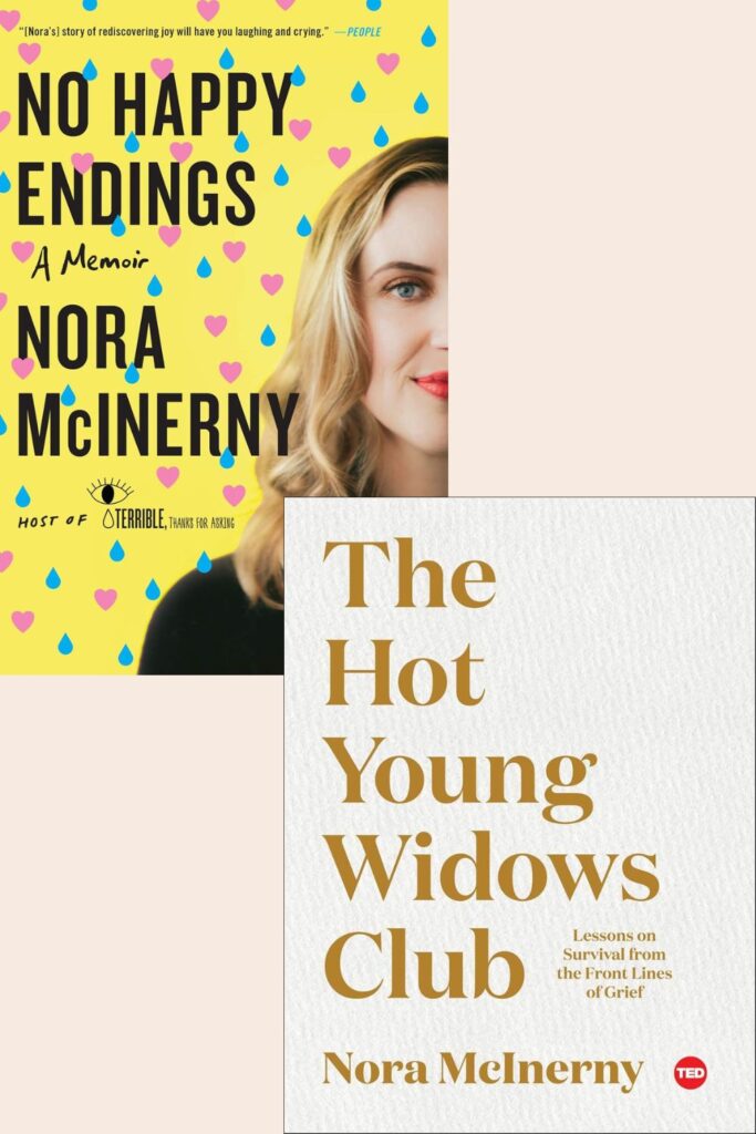 A personal list of guided grief journal and books that helped me through grief after the loss of my husband and supported my healing journey.