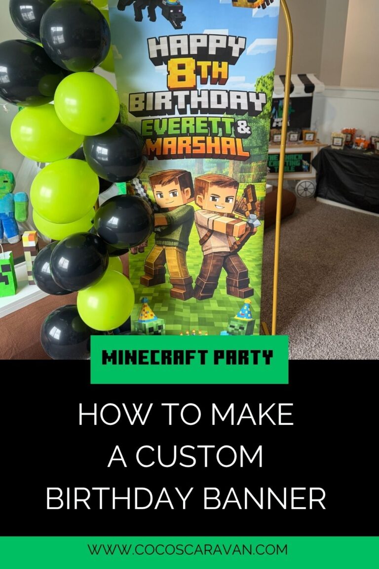 How to Make a Custom Birthday Banner (Easy & Affordable!)