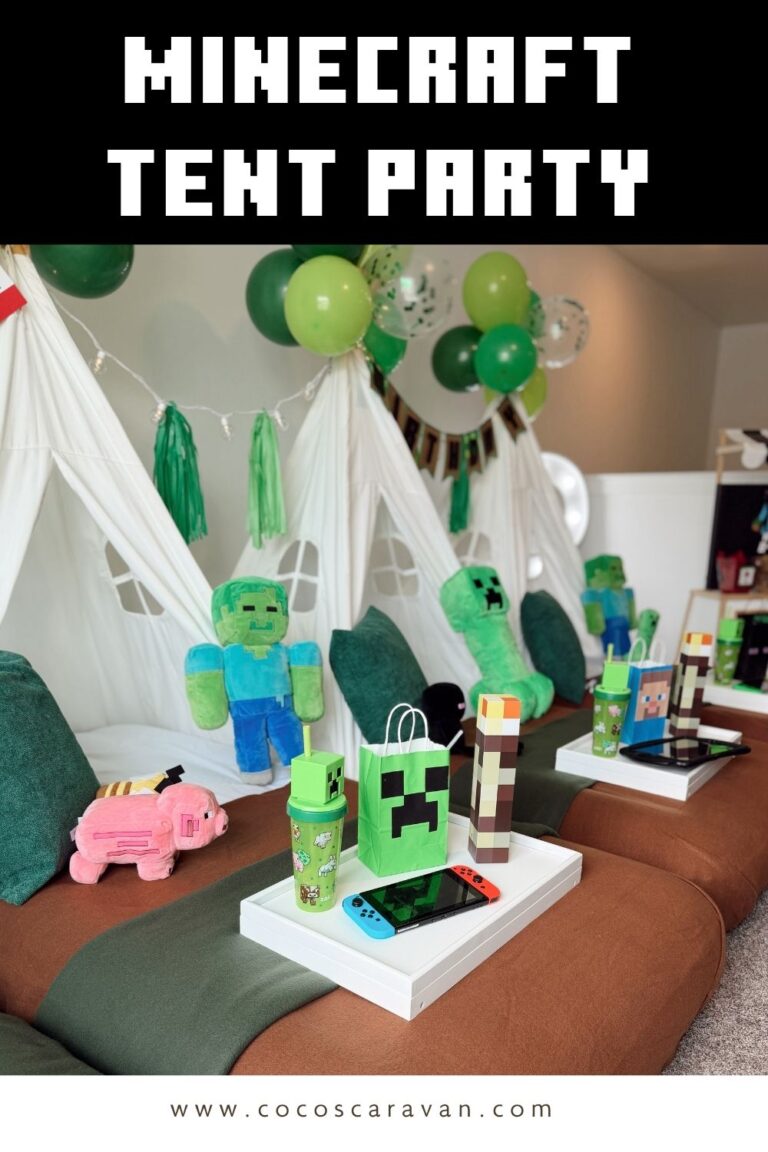 How to Throw a Minecraft Tent Party