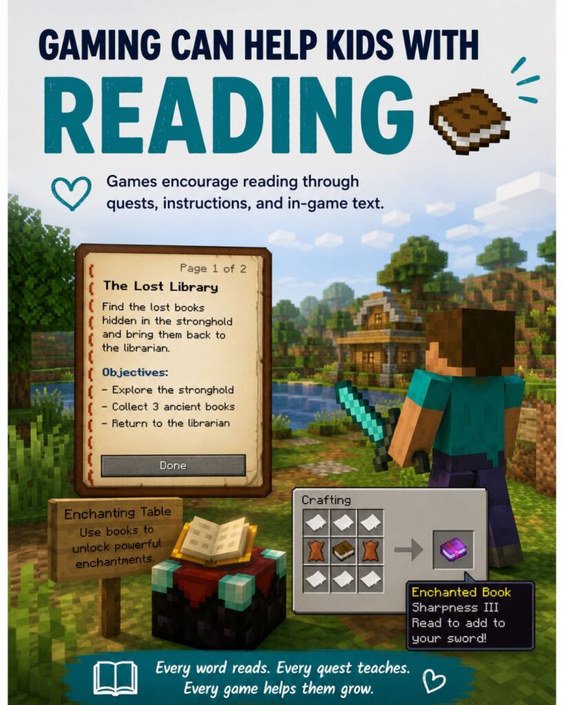 Benefits of Video Games for Kids: Discover how video games can improve problem-solving, reading, creativity, perseverance, and social skills when used with healthy boundaries.