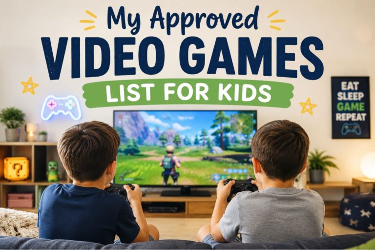 My Approved Video Games List for Kids