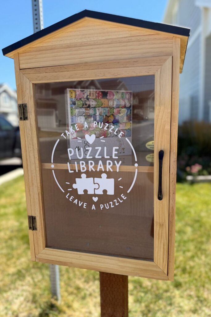 Learn how to start a free puzzle library in your neighborhood with this step-by-step guide, including supplies, installation tips, and design ideas.