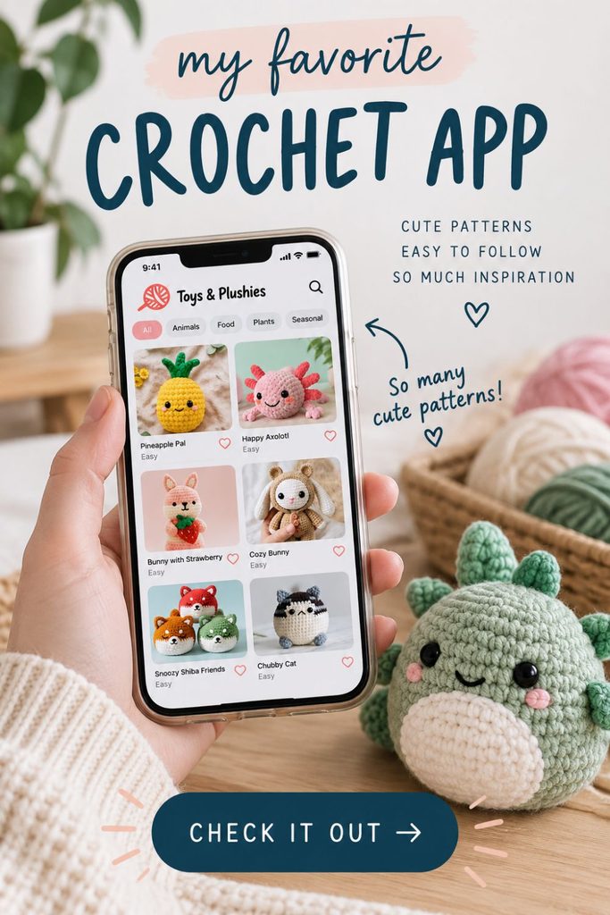 Learn crochet for beginners with my favorite tools, apps, starter kits, and easy patterns that helped me learn and fall in love with crocheting.
