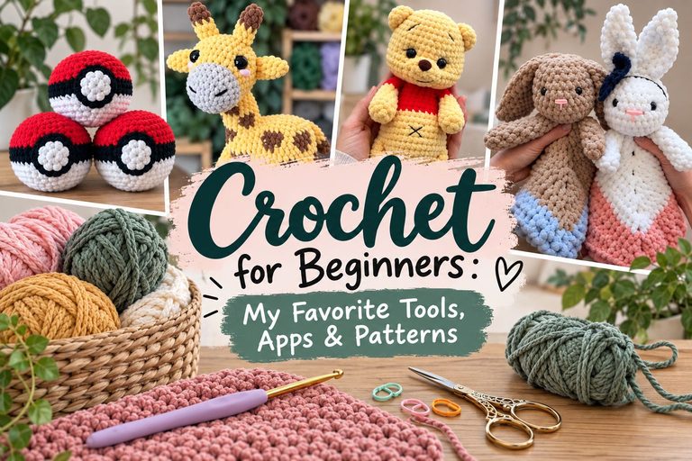 Crochet for Beginners: My Favorite Tools, Apps & Patterns
