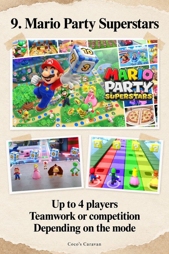 Discover our favorite Nintendo Switch games to play as a family, with age suggestions, player counts, and tips for your next family game night!