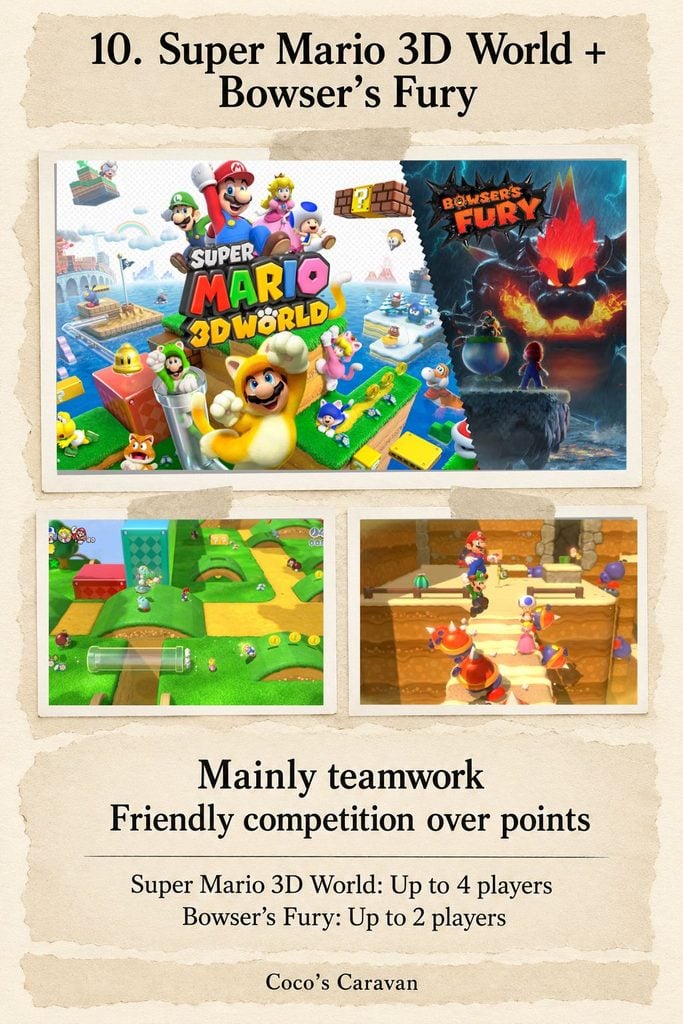 Discover our favorite Nintendo Switch games to play as a family, with age suggestions, player counts, and tips for your next family game night!