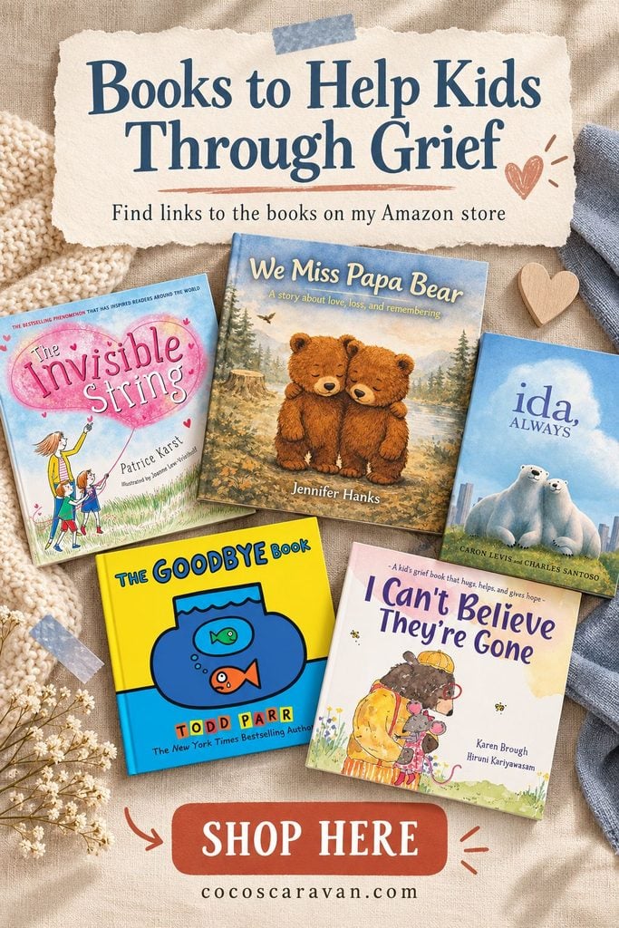 Explore children’s books about grief that help kids understand loss, express their feelings, and remember someone they love.